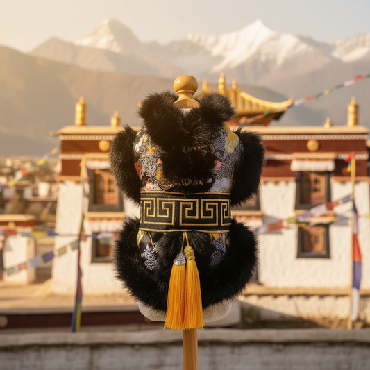 Tibetan Ethnic Vintage Tassel Pet Coat - Paw Realm Co.